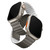 42/44/45 Cиликоновый ремень Uniq Revix для Apple Watch, серый/белый