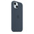 Силиконовый чехол MagSafe для iPhone 15, цвет штормовой синий