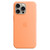 Силиконовый чехол MagSafe для iPhone 15 Pro Max, цвет апельсиновый шербет