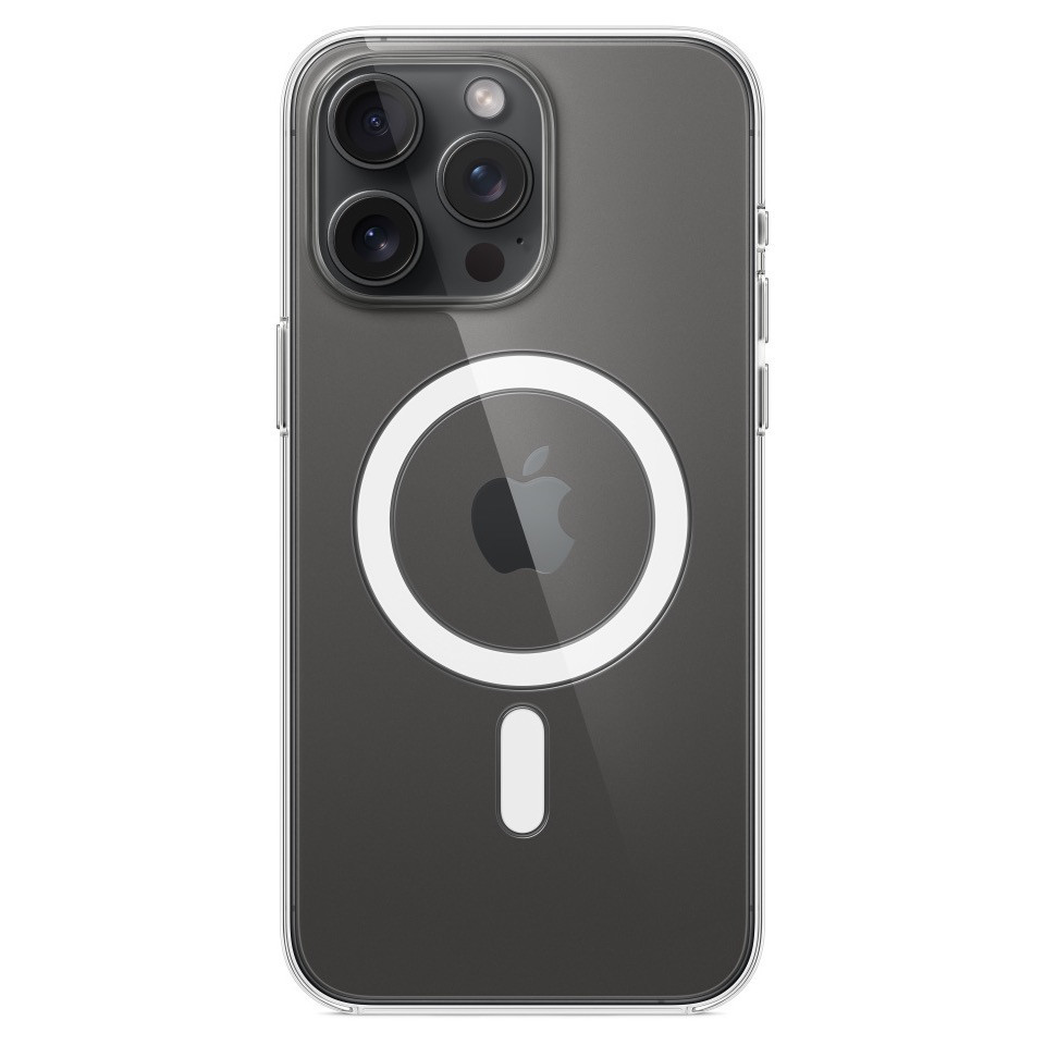Прозрачный чехол MagSafe для iPhone 15 Pro Max OEM