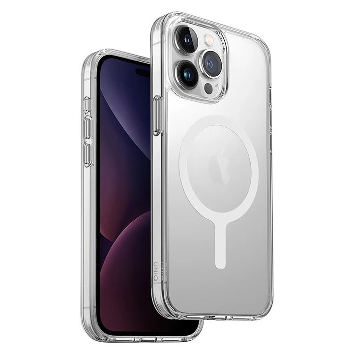 Чехол Uniq Hybrid Lifepro Xtreme MagSafe для iPhone 15 Pro, прозрачный