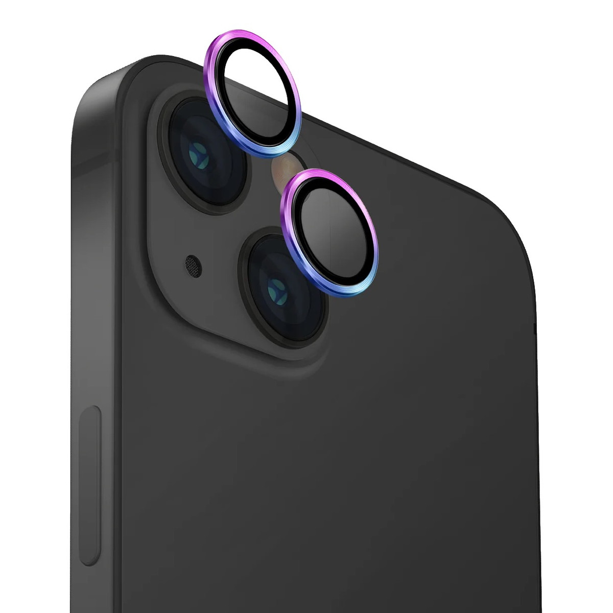 Защита объектива камеры Uniq Optix для iPhone 15/15 Plus, с переливом