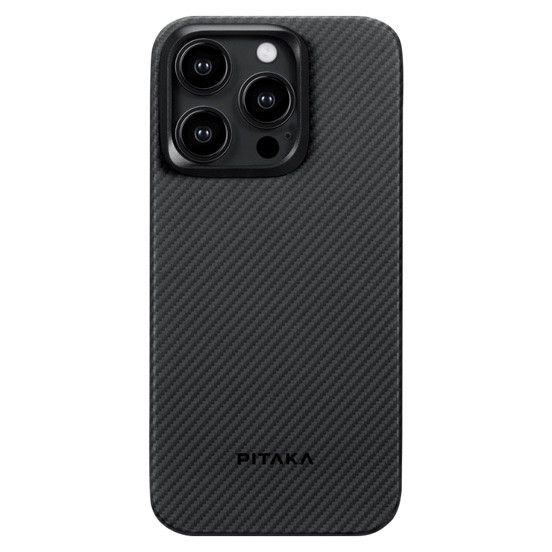 Защитный чехол Pitaka MagEZ Case 4 для iPhone 15 Pro Max (Black/Grey)
