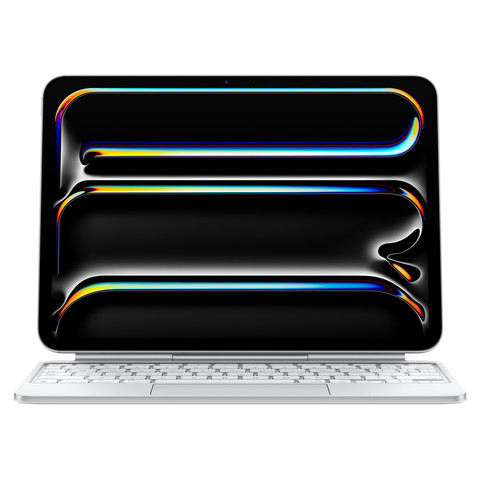 Клавиатура Magic Keyboard для iPad Pro 11 дюймов (M4), русская раскладка (белый) MWR03