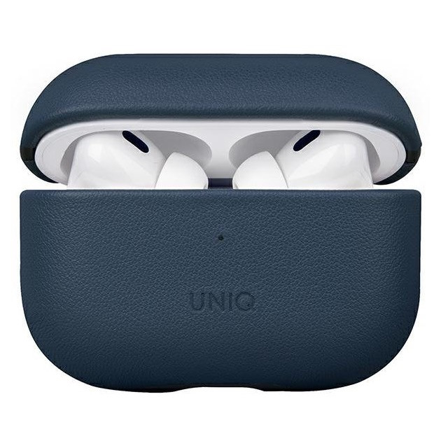 Кожаный чехол Uniq Terra для AirPods Pro 2 (2022), цвет синий