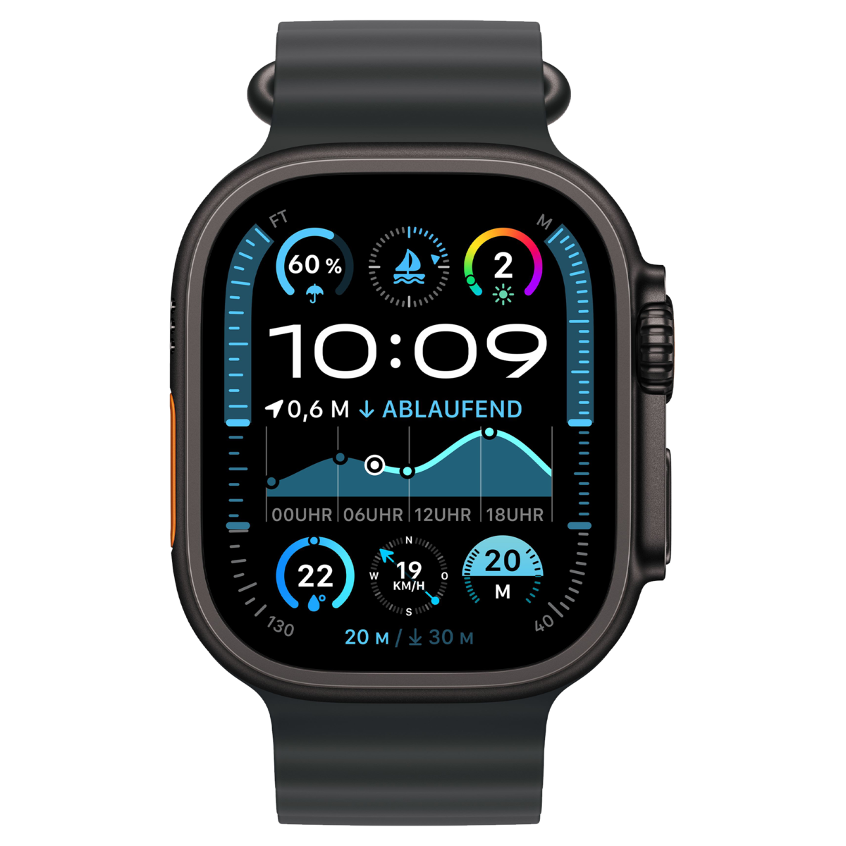 Купить Apple Watch Ultra 2 49mm GPS+Cellular 2024 Black Titanium