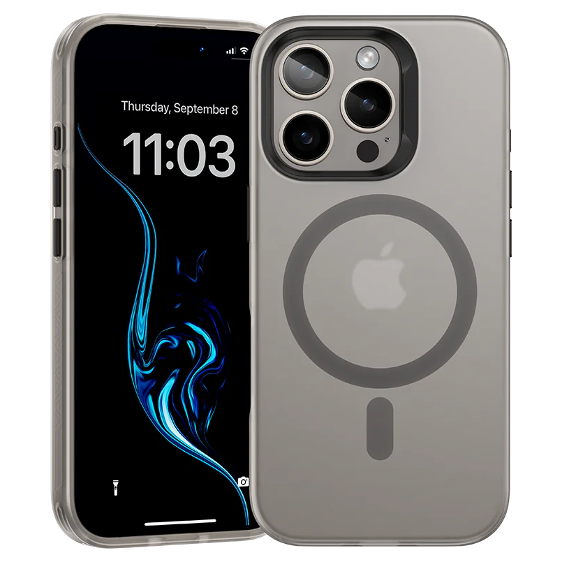 Чехол Benks Lucid Armor Case с Magsafe для iPhone 16 Pro, серый