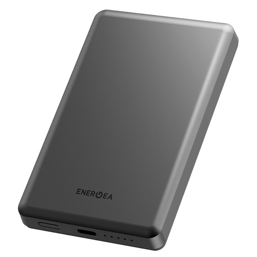 Внешний аккумулятор EnergEA Alupac Air, 10000 mAh c Magsafe, черный