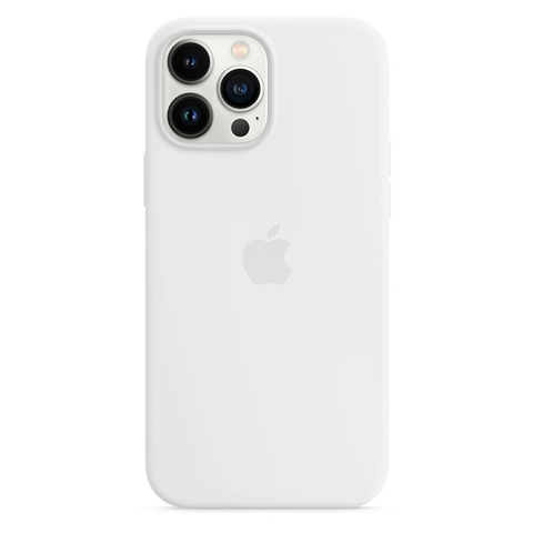 Силиконовый чехол для iPhone 12 Pro Max, белый OEM