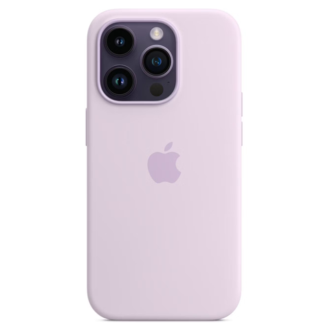 Силиконовый чехол для iPhone 14 Pro, цвет Светло фиолетовый OEM