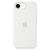 Силиконовый чехол для iPhone 16e, цвет белый