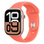 44/45/46mm Силиконовый ремешок для Apple Watch, цвет мандариновый