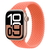 44/45/46мм Плетённый Моно-браслет ремешок для Apple Watch, цвет мандариновый