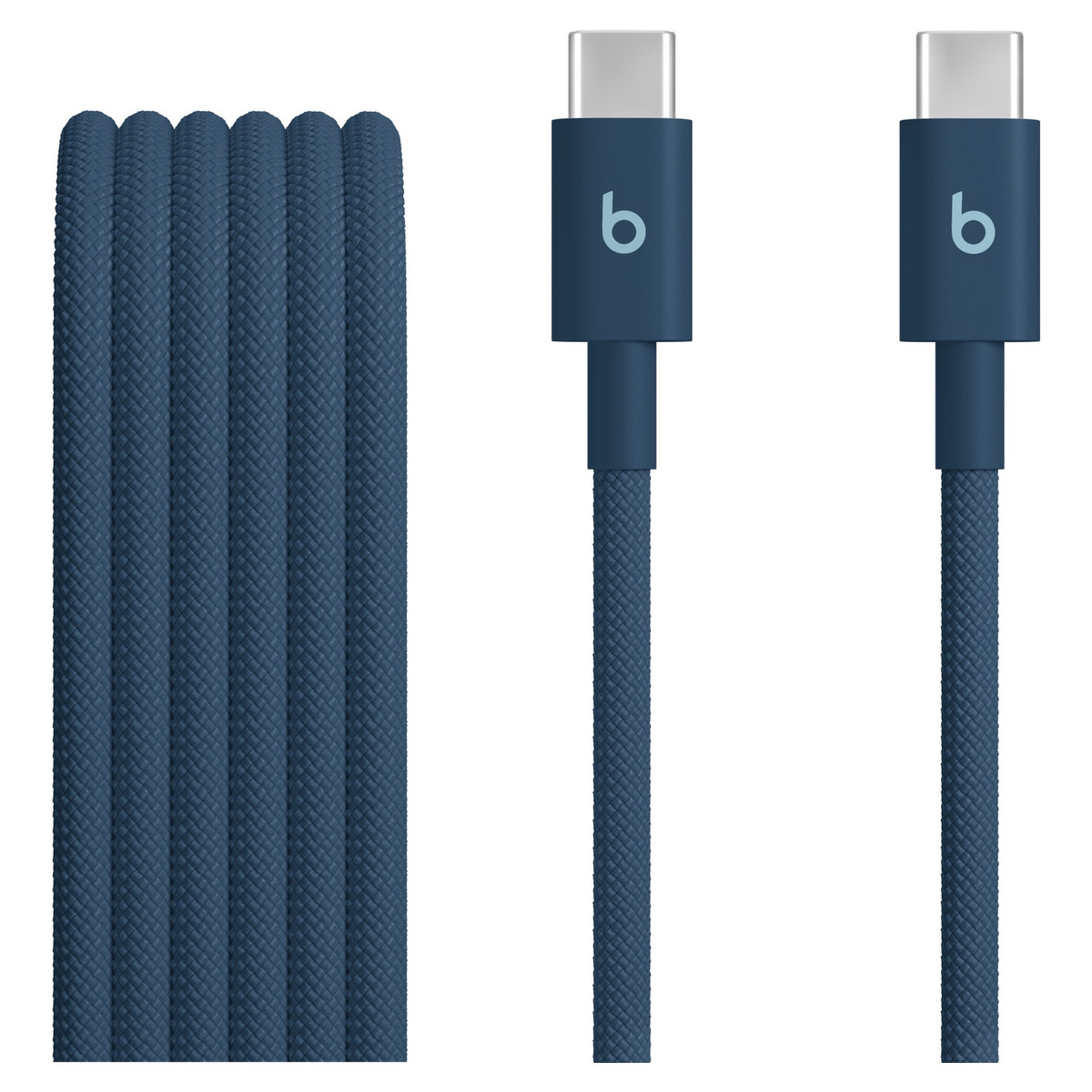 Кабель плетенный Beats USB‑C для зарядки (1,5 м), синий