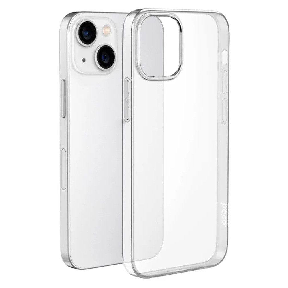 Ультратонкий чехол Hoco Light series для iPhone 15 (прозрачный)