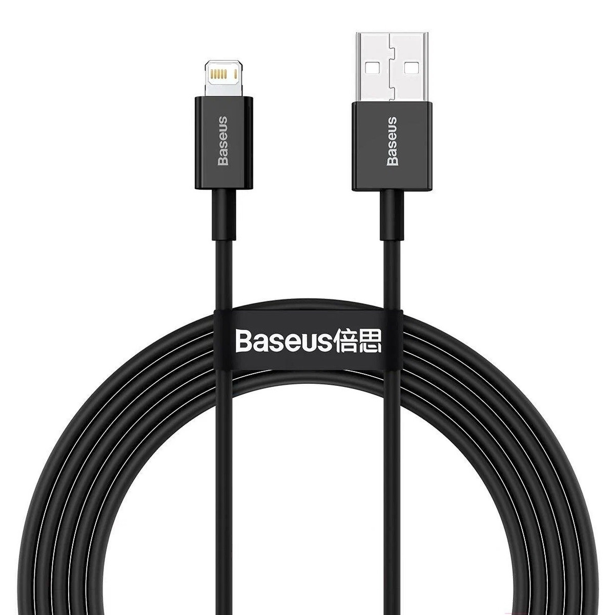 Кабель Baseus Superior Series Fast Charging, USB - Lightning 2 м, черный