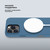 Силиконовый чехол Deppa Liquid Silicone с Magsafe для iPhone 16 Pro Max, синий