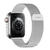 44/45/46мм Миланский сетчатый браслет WiWU для Apple Watch, серебро