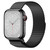 44/45/46/49мм Миланский сетчатый браслет WiWU Domino для Apple Watch, черный