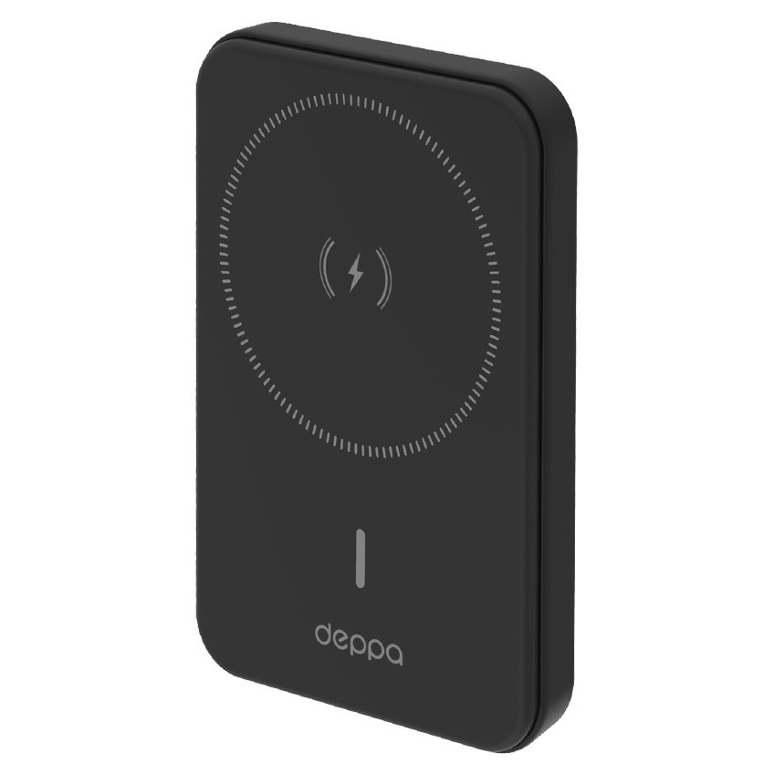 Внешний аккумулятор с MagSafe Deppa NRG 5000mAh, чёрный
