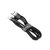 Кабель Baseus Cafule, USB - Lightning 1 м, черный