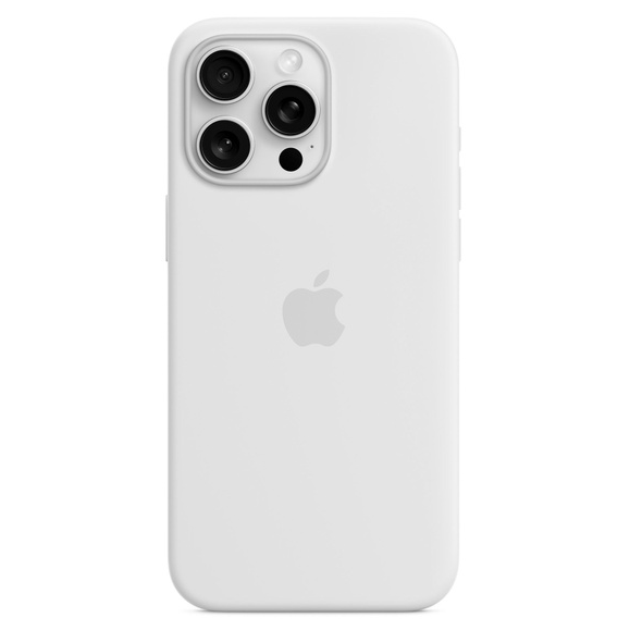Силиконовый чехол для iPhone 13 pro, цвет белый OEM