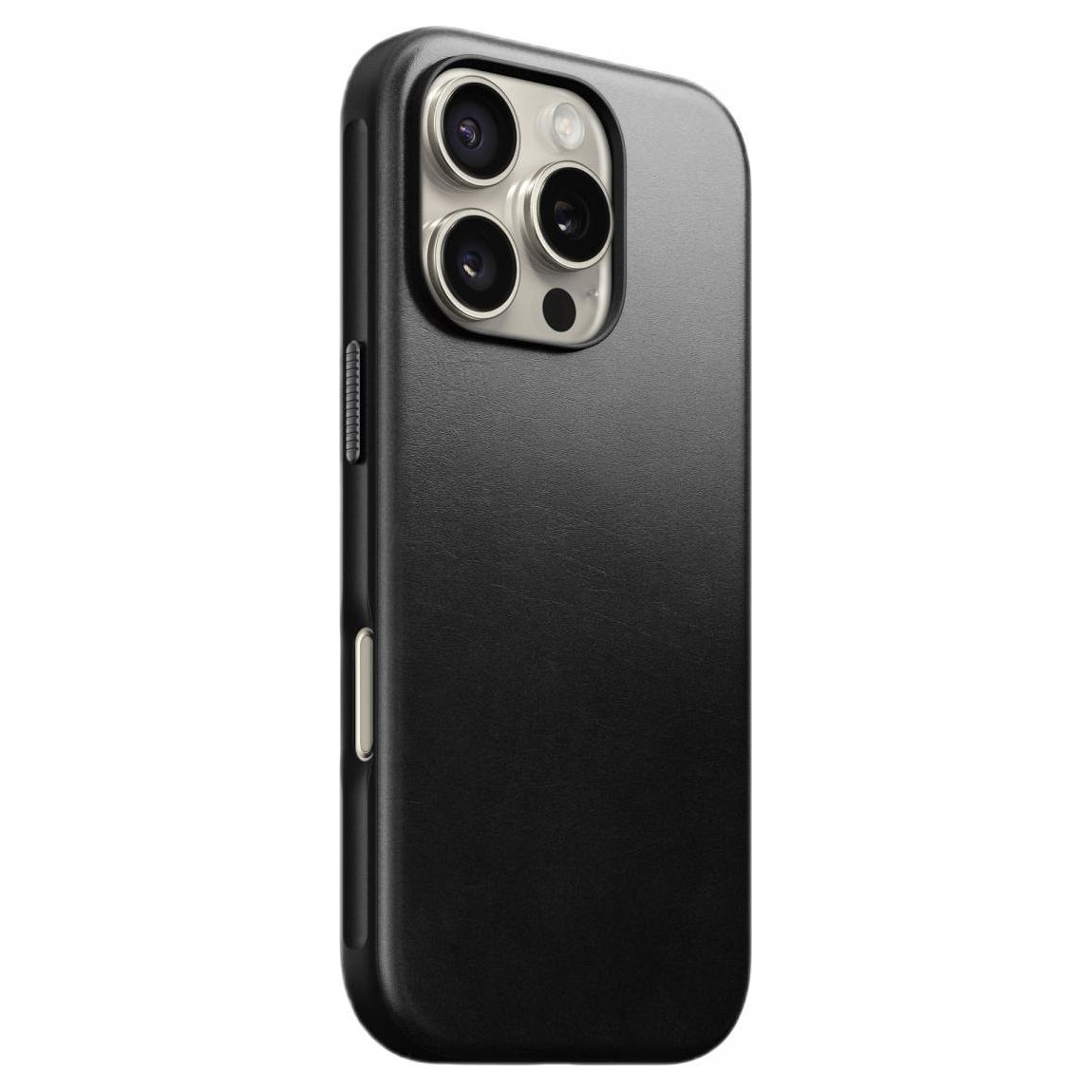 Чехол Nomad Modern Leather case, iPhone 16 Pro - black