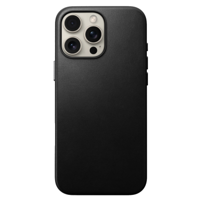 Чехол Nomad Traditional Leather case, iPhone 16 Pro - black