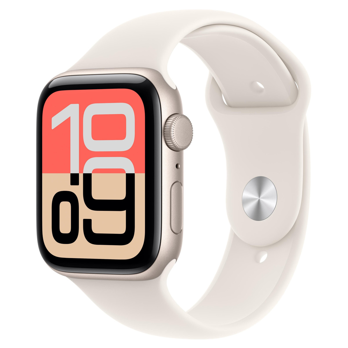 Apple Watch SE 3 44mm GPS Starlight Aluminum Case with Starlight Sport Band