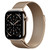 Apple Watch Series 11 46mm GPS+Cellular Gold Titanium Case with Gold Milanese Loop