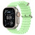 Apple Watch Ultra 3 49mm GPS+Cellular Titanium Case with Neon Green Ocean Band