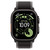 Apple Watch Ultra 3 49mm GPS+Cellular Black Titanium Case with Black/Charcoal Trail Loop