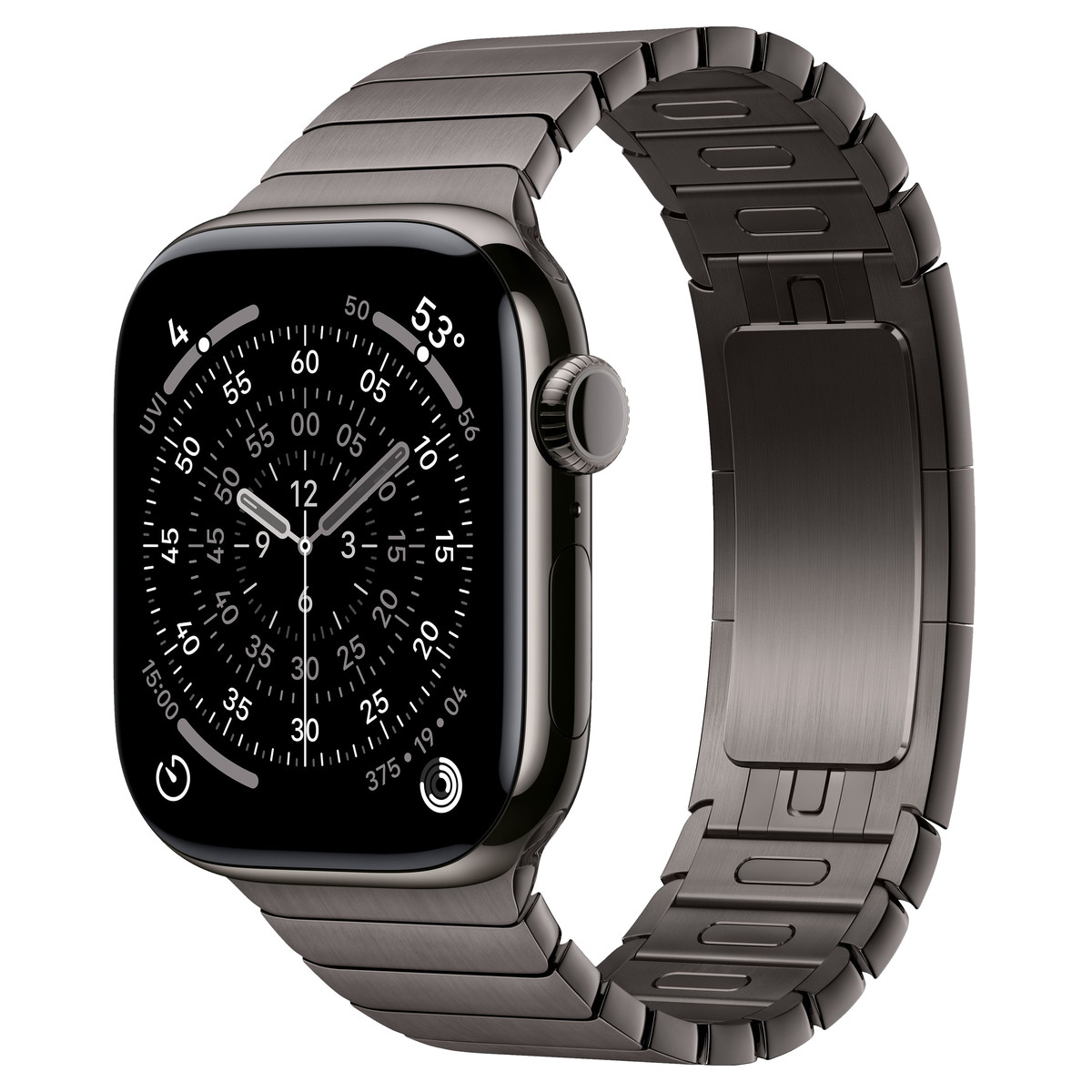Apple Watch Series 11 46mm GPS+Cellular Slate Titanium Case with Slate Link Bracelet