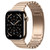 Apple Watch Series 11 46mm GPS+Cellular Gold Titanium Case with Gold Link Bracelet