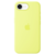 Силиконовый чехол для iPhone 16e, цвет неоново жёлтый