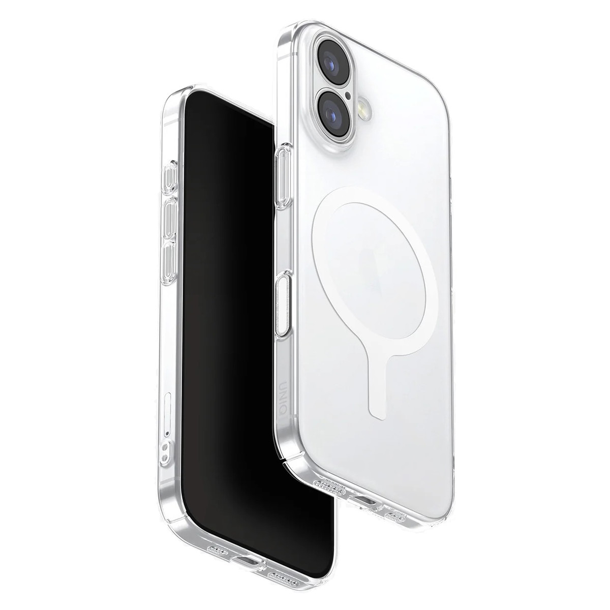 Cиликоновый чехол Uniq Hybrid Airsuit Magsafe для iPhone 17 (прозрачный)