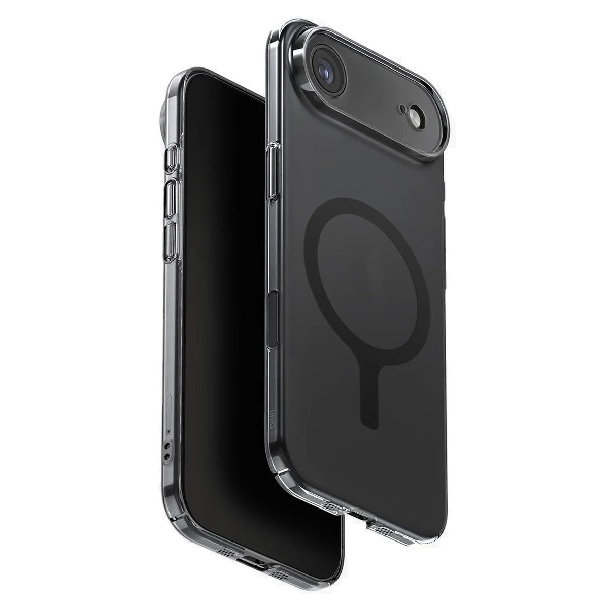 Cиликоновый чехол Uniq Hybrid Airsuit Magsafe для iPhone 17 Air (темный)