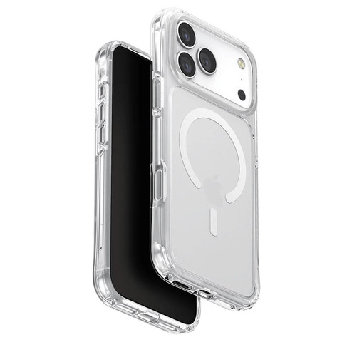 Cиликоновый чехол Uniq Hybrid Lifepro Xtreme Magsafe для iPhone 17 Pro/18 Pro (прозрачный лёд)