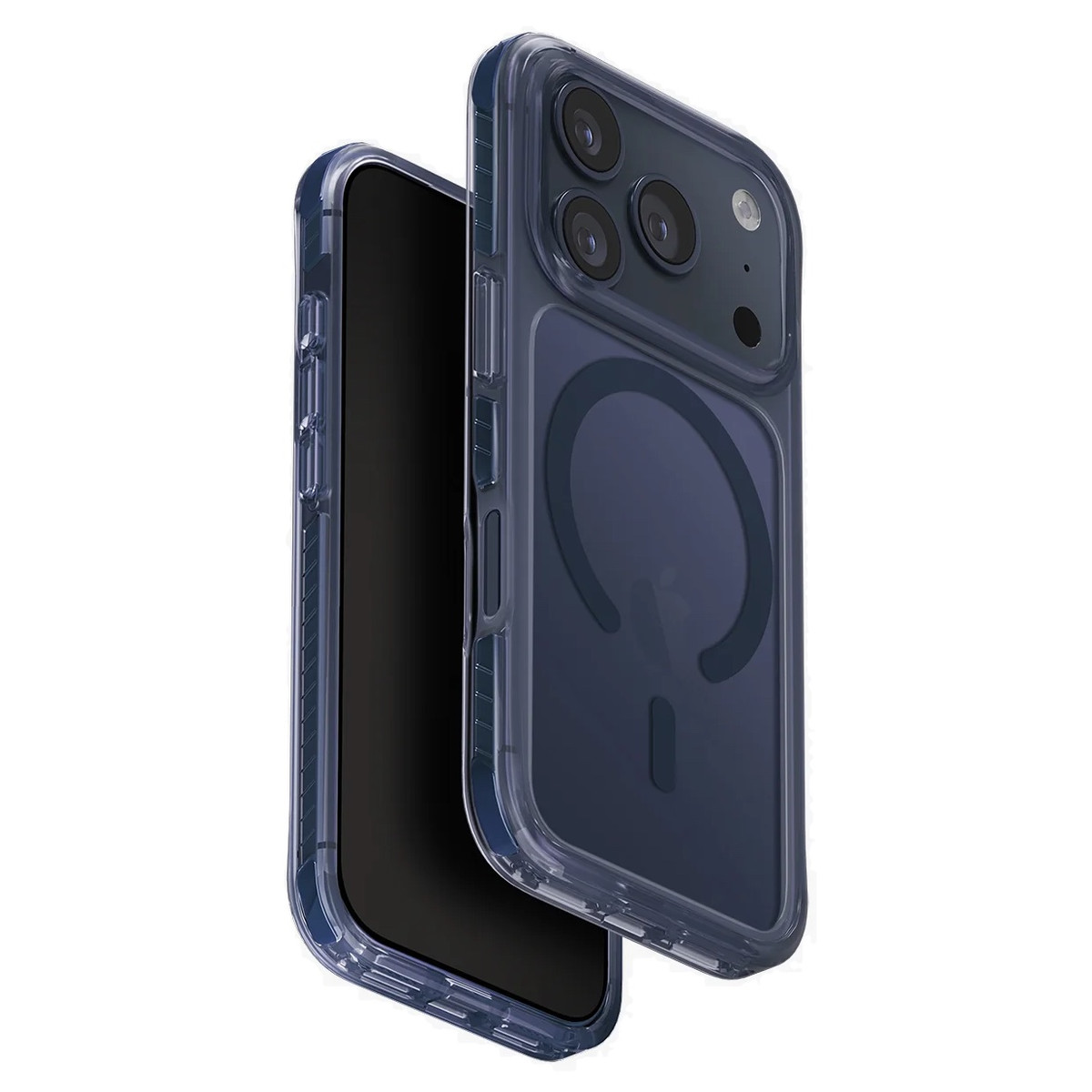 Чехол Uniq Hybrid Combat для iPhone 17 Pro, цвет синий
