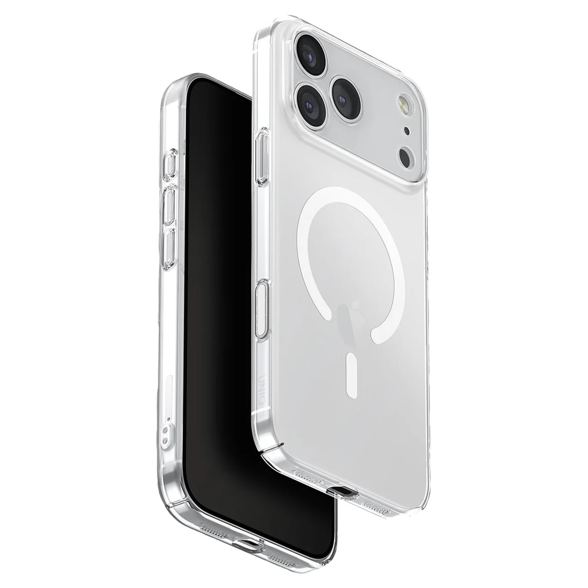 Cиликоновый чехол Uniq Hybrid Airsuit Magsafe для iPhone 17 Pro Max (прозрачный)