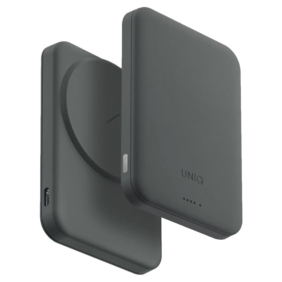 Внешний аккумулятор с MagSafe Uniq Lyden Lexa 5000mAh, зеленый