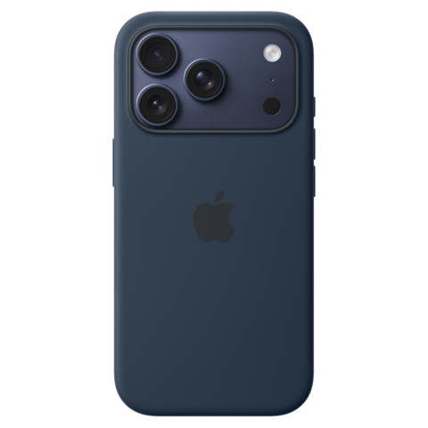 Силиконовый чехол MagSafe для iPhone 17 Pro, цвет полночь
