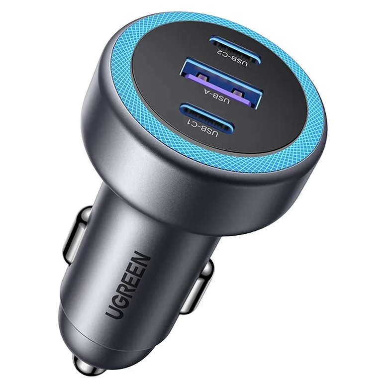 Автомобильное зарядное устройство Ugreen EC307 30W, серый