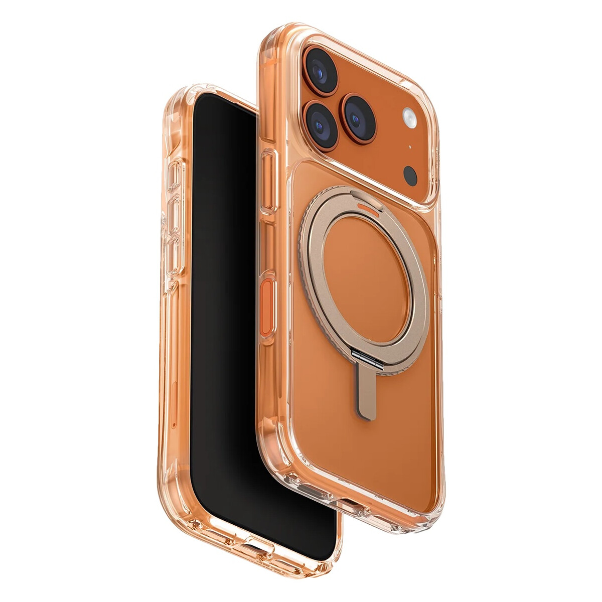 Чехол Uniq Hybrid Swivix с MagSafe для iPhone 17 Pro, золотой