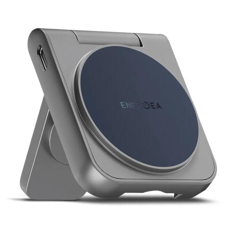 Беспроводное зарядное устройство EnergEA MagDuo 2в1, синий