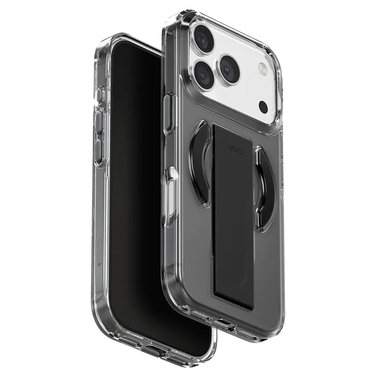 Чехол Uniq Hybrid Heldro Air Slim FlexGrip для iPhone 17 Pro, дымный