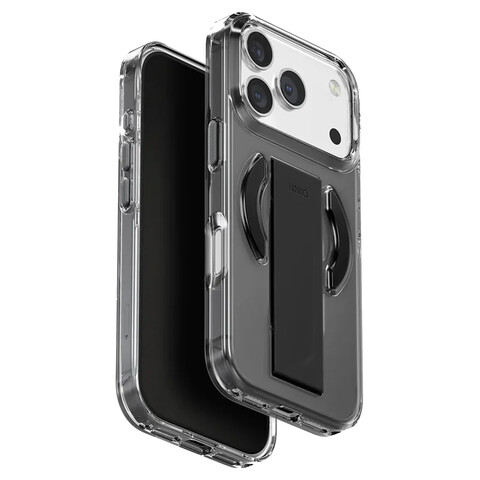Чехол Uniq Hybrid Heldro Air Slim FlexGrip для iPhone 17 Pro, дымный