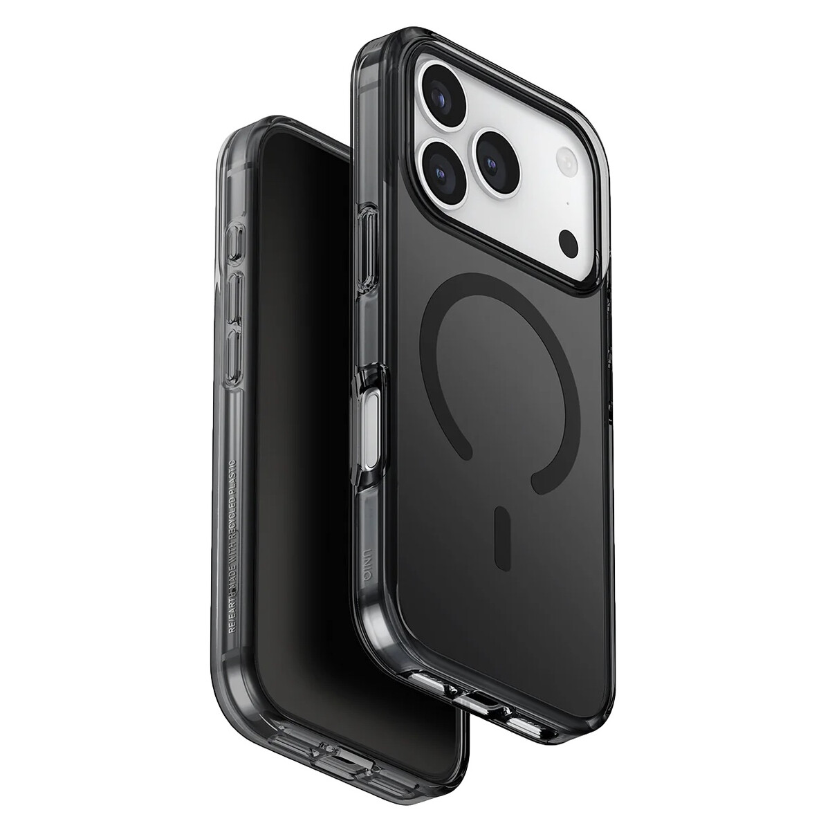 Чехол Uniq Hybrid Clario Magsafe для iPhone 17 Pro, дымный