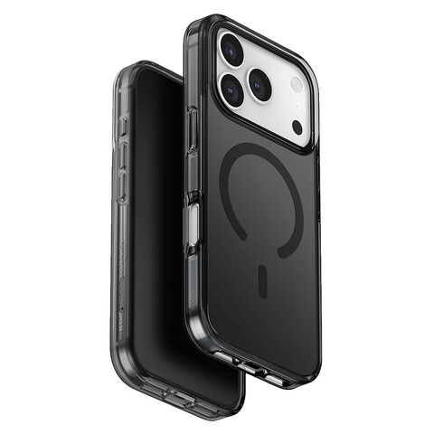 Чехол Uniq Hybrid Clario Magsafe для iPhone 17 Pro, дымный