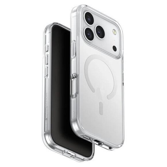 Чехол Uniq Hybrid Clario Magsafe для iPhone 17 Pro Max, прозрачный